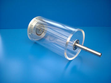 Example of an acrylic turned and fabricated part